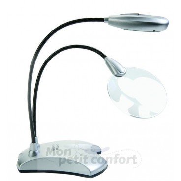 Loupe sur pied avec éclairage Loupe sur pied avec éclairage