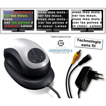 Loupe vidéo TV sans fil Loupe vidéo TV sans fil