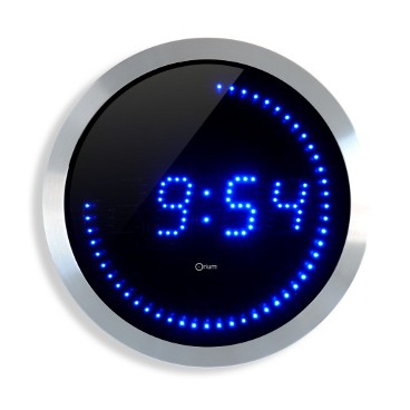 Horloge a Led Bleue Horloge a Led Bleue